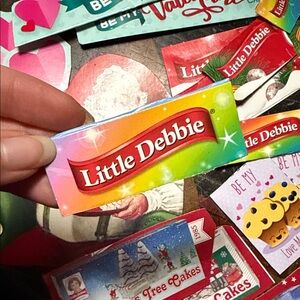 Little Debbie junk journal, scrapbooking, art projects Valentine's and Christmas